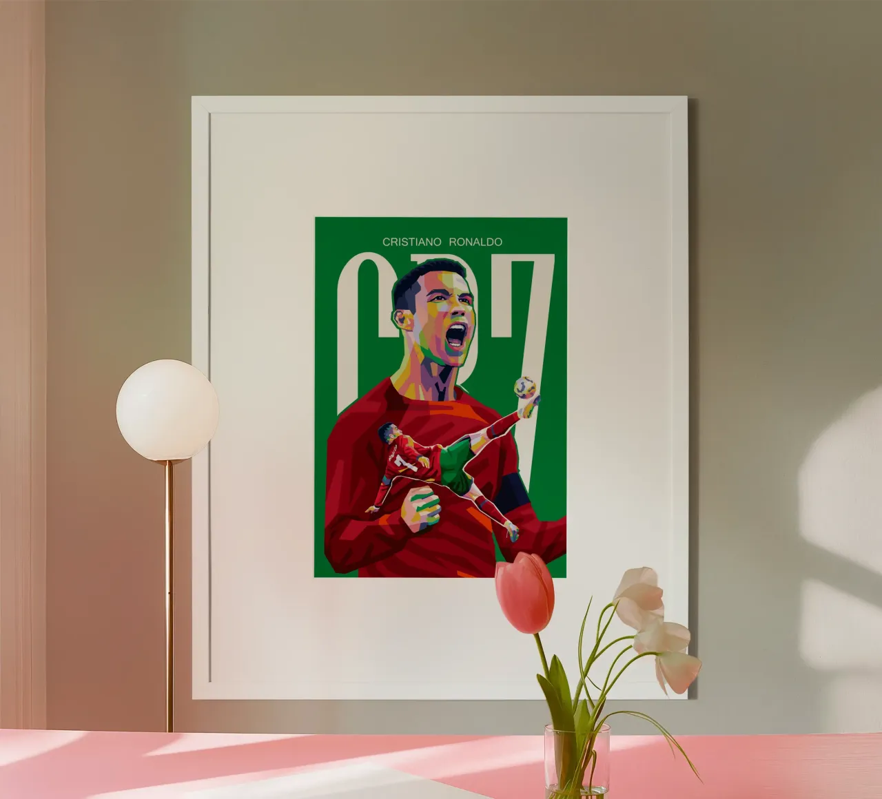 C RONALDO carta hahnemühle da WPAP MALANG