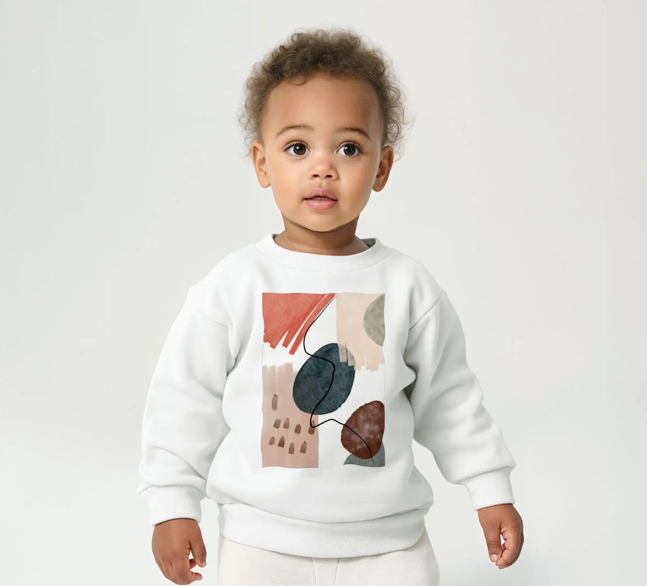 astratto minimalista felpa neonato da Rebecca Clark Wyrick