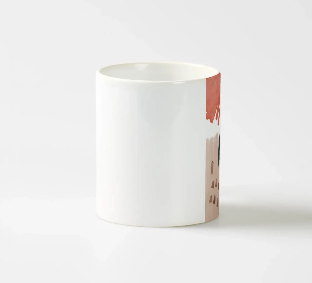 minimalistisch abstrakt Keramik Tasse von Rebecca Clark Wyrick