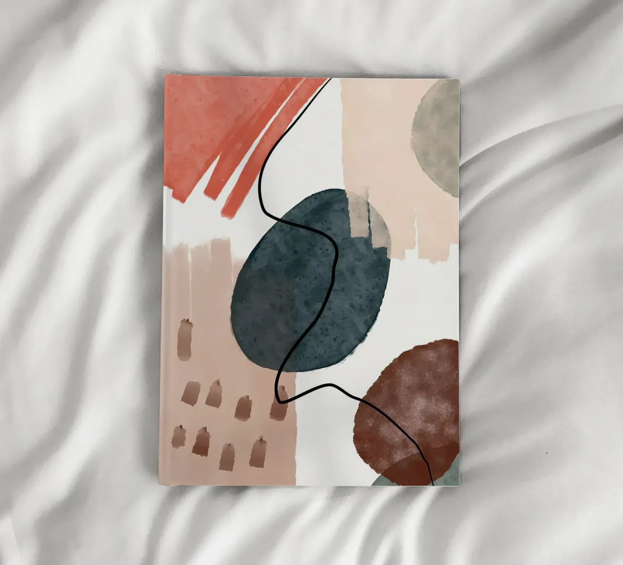 minimalist abstract notebook by Rebecca Clark Wyrick