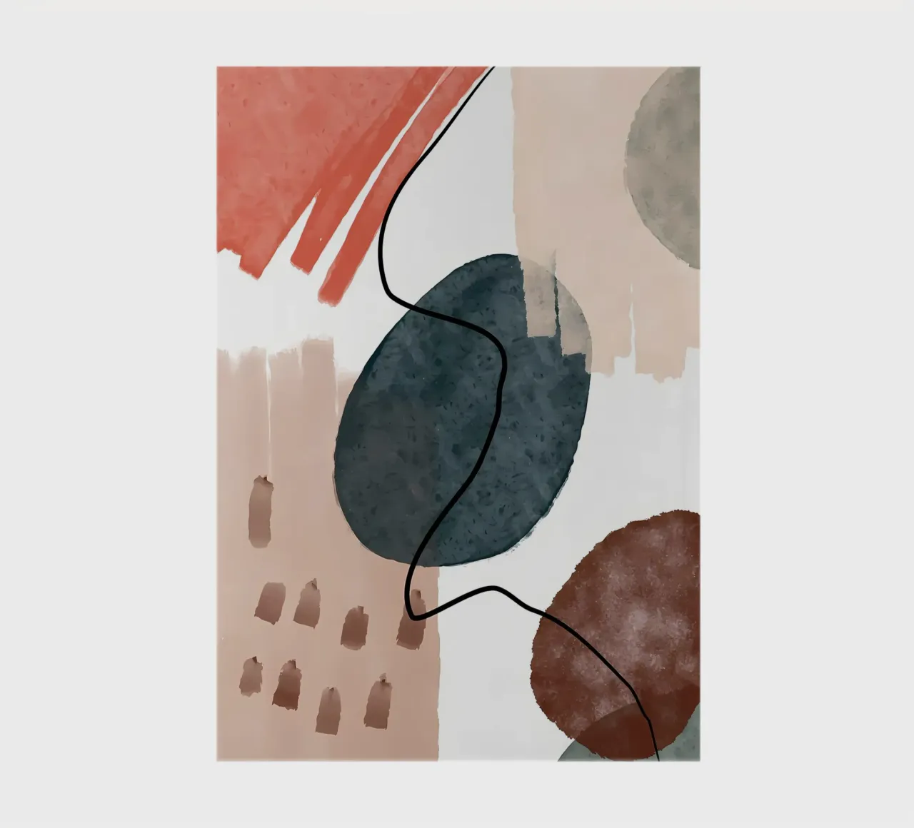 minimalist abstract notebook by Rebecca Clark Wyrick