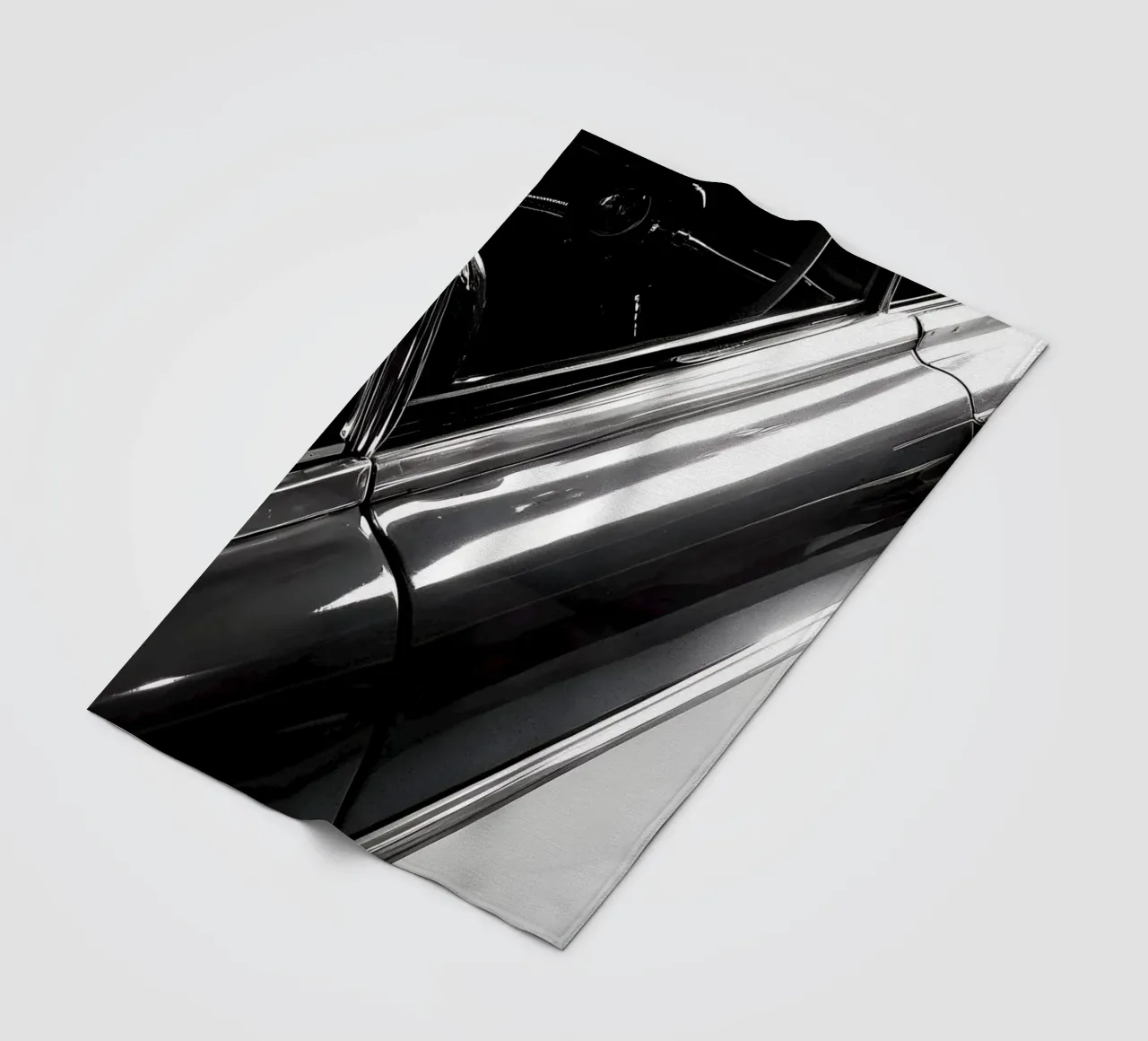 Monochrome Oldtimer Fleecedecke von CAR EDITION