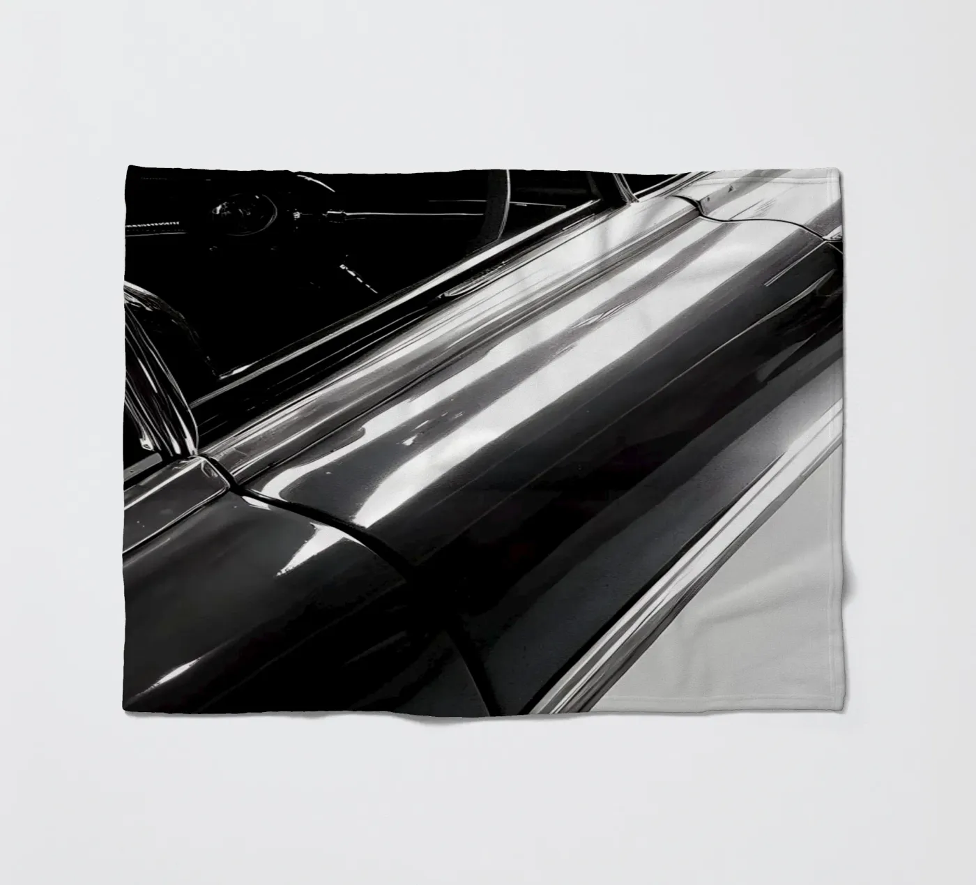 Monochrome Classic Cars Fleecedecke von CAR EDITION