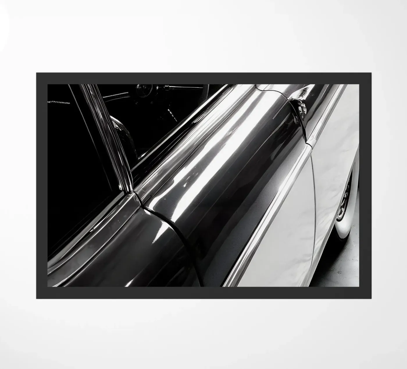 Monochrome Classic Cars Fußmatte von CAR EDITION