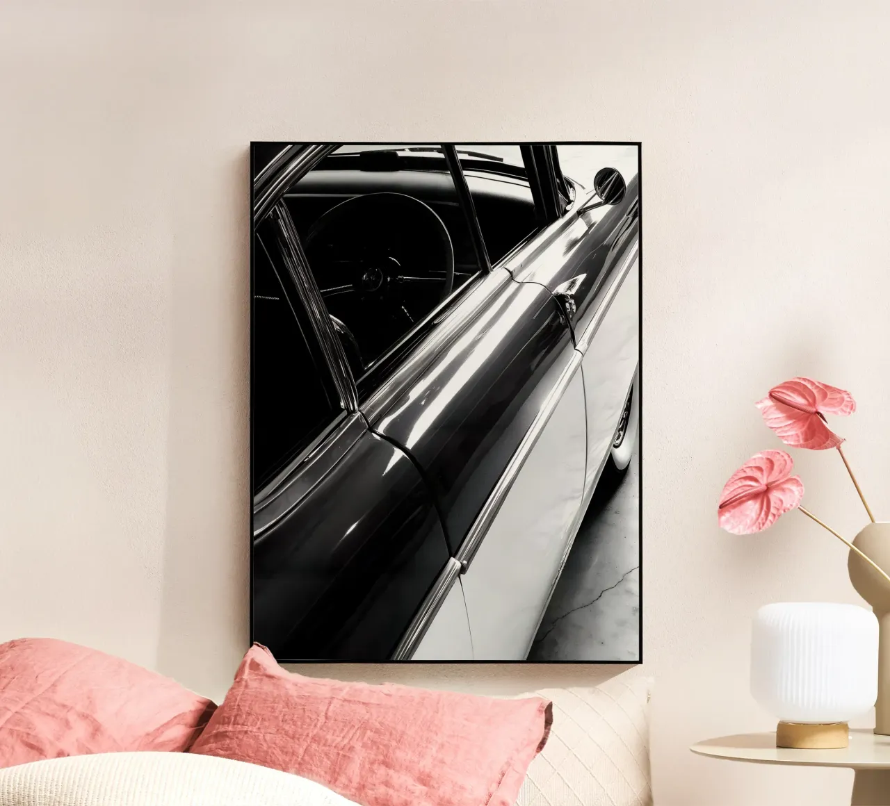 Auto d'epoca monocromatiche plexiglass da CAR EDITION