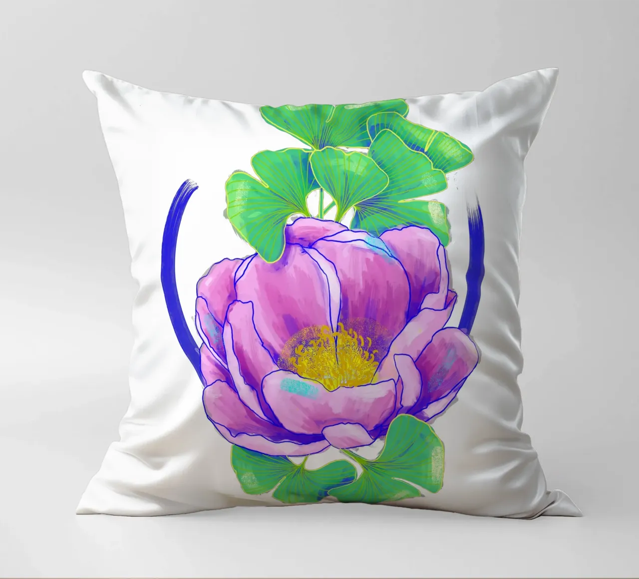 Pivoine 2 cuscino da Klo~