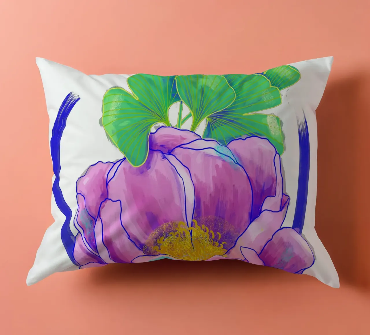 Pivoine 2 cuscino da Klo~
