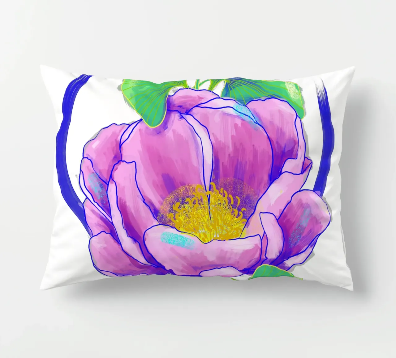 Pivoine 2 cuscino da Klo~