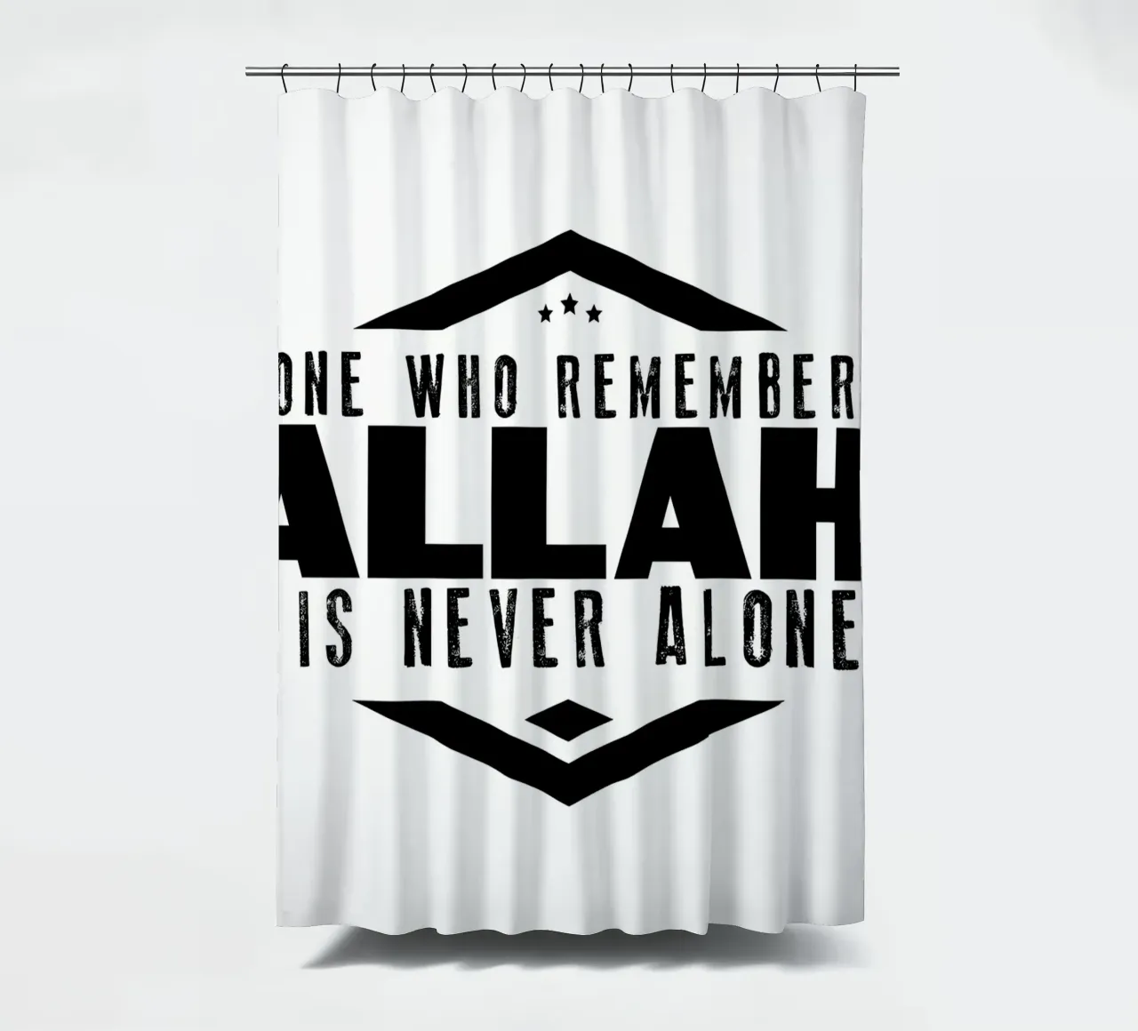 gedenkt Allah douchegordijn van Albert S Jacob