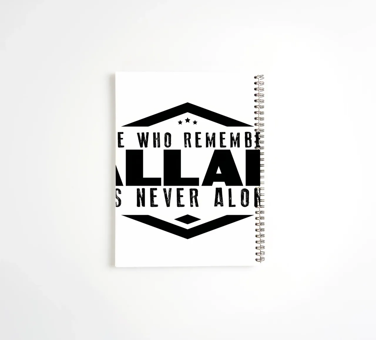 remembers Allah spiral notebook by Albert S Jacob