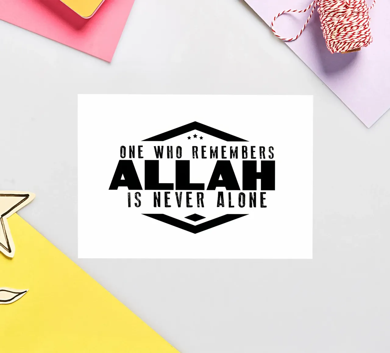 remembers Allah sticker by Albert S Jacob