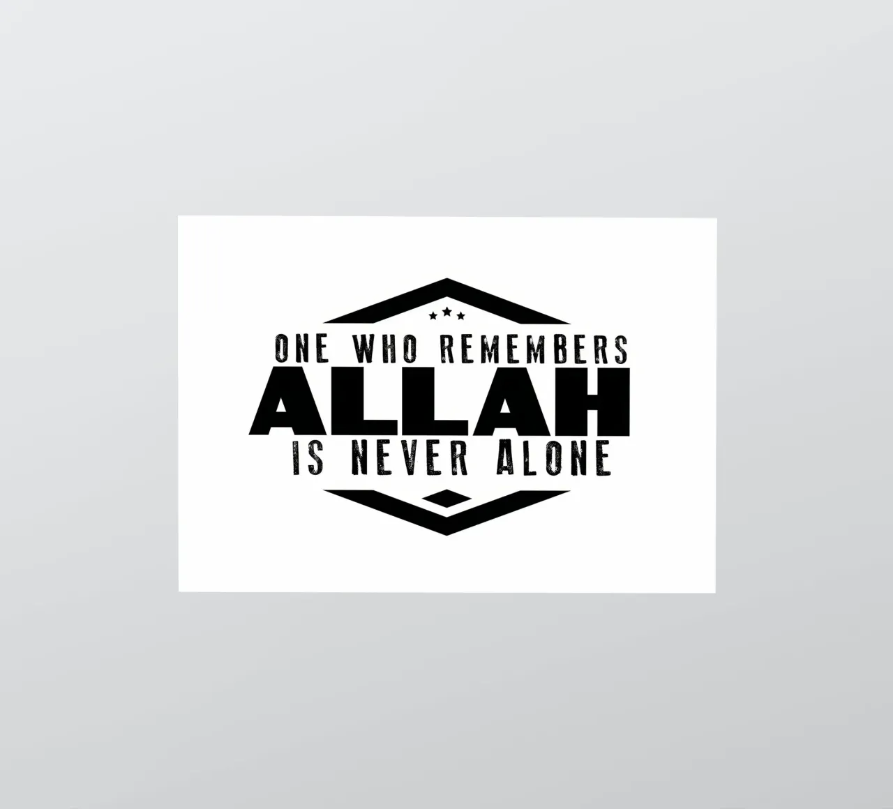 remembers Allah sticker by Albert S Jacob