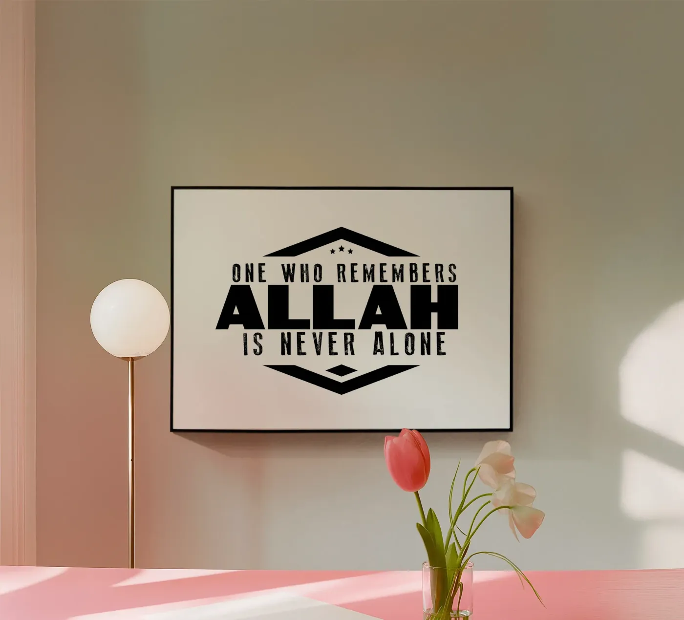 gedenkt Allah acryl van Albert S Jacob