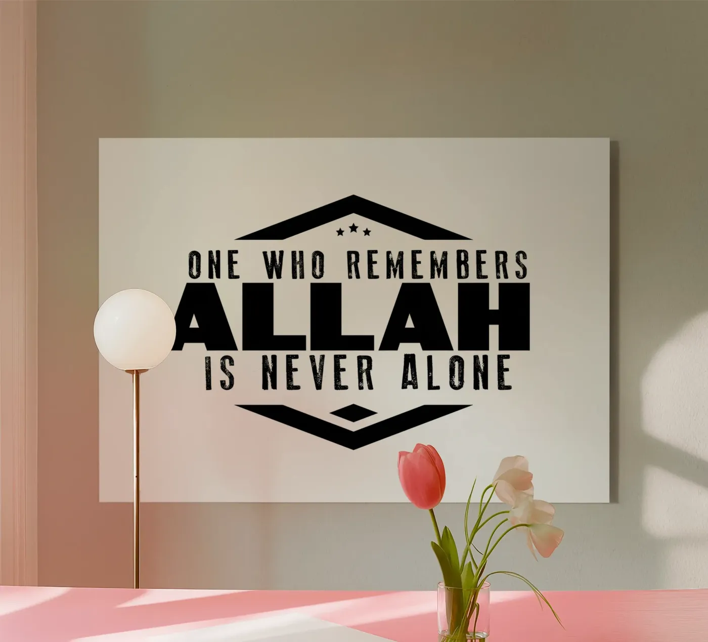 gedenkt Allah acryl van Albert S Jacob