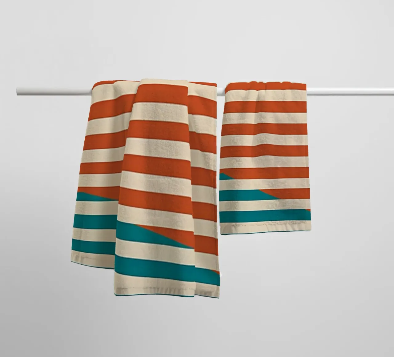 Abstract modern minimalist towel by James M Coyle