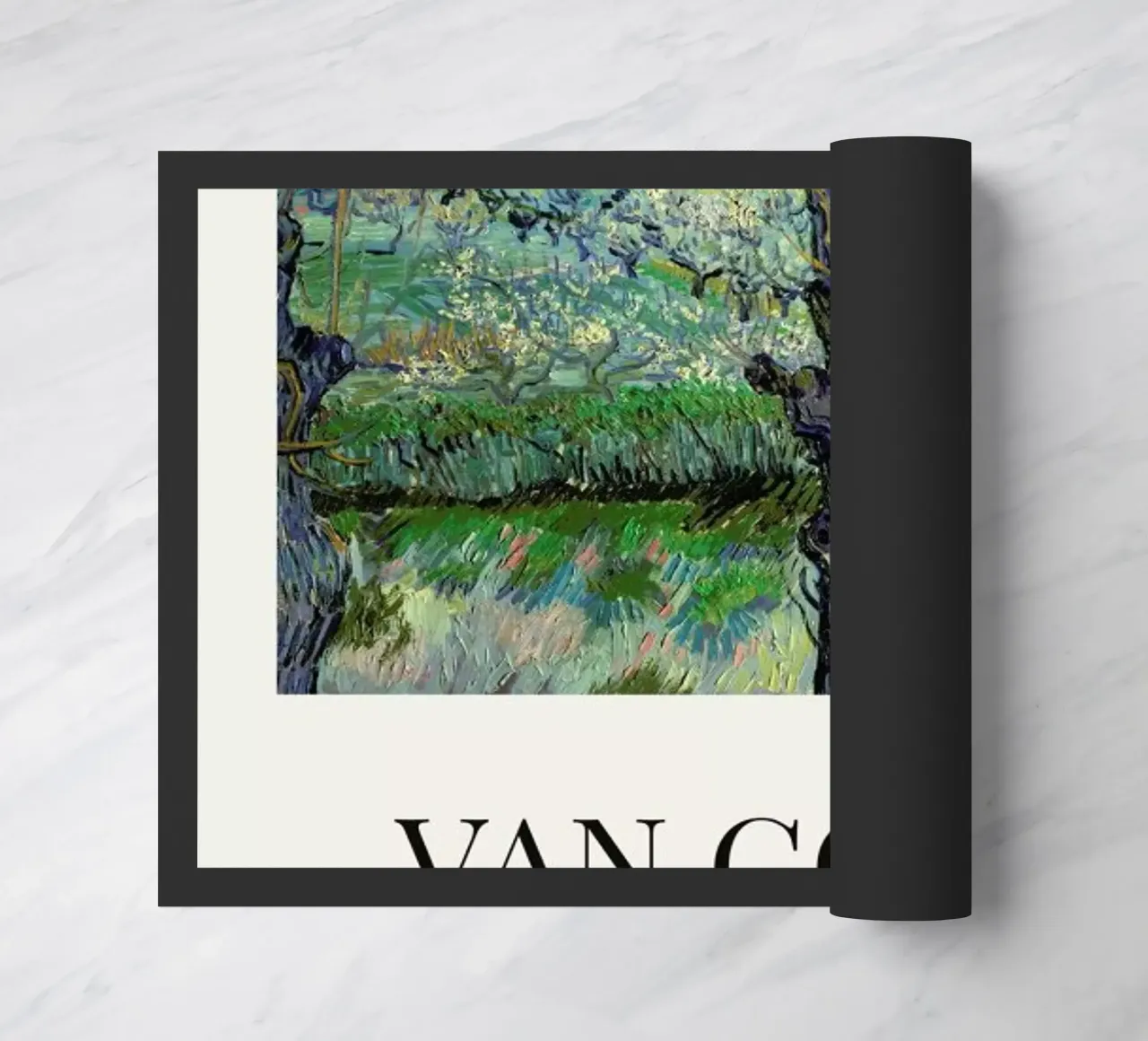 van Gogh - Orchard in Blossom with View of Arles zerbino da ARTOTHEK
