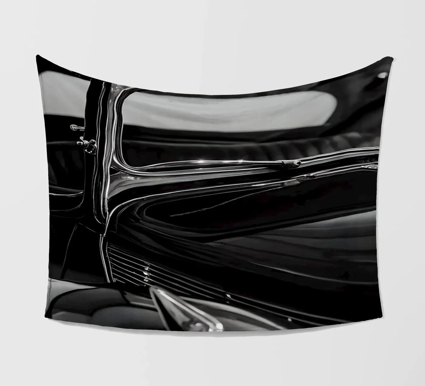 Monochrome Classic Car Fleecedecke von CAR EDITION