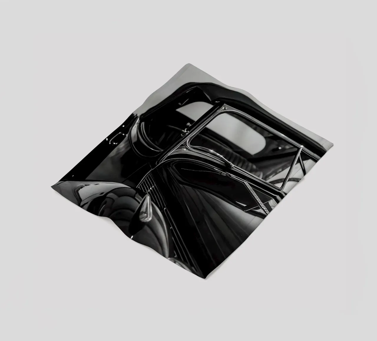 Auto d'epoca monocromatica coperta in pile da CAR EDITION