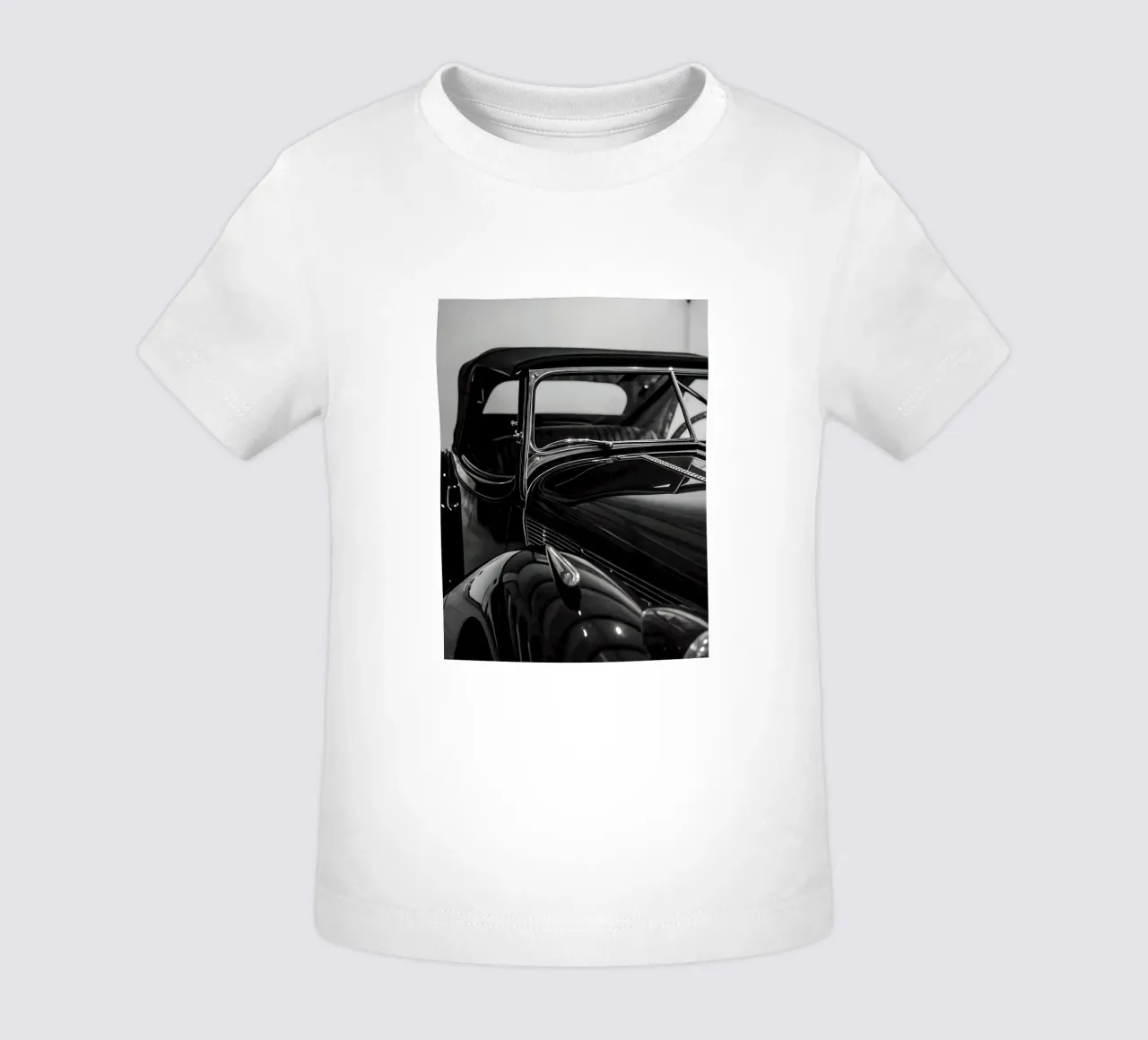 Auto d'epoca monocromatica maglietta neonato da CAR EDITION