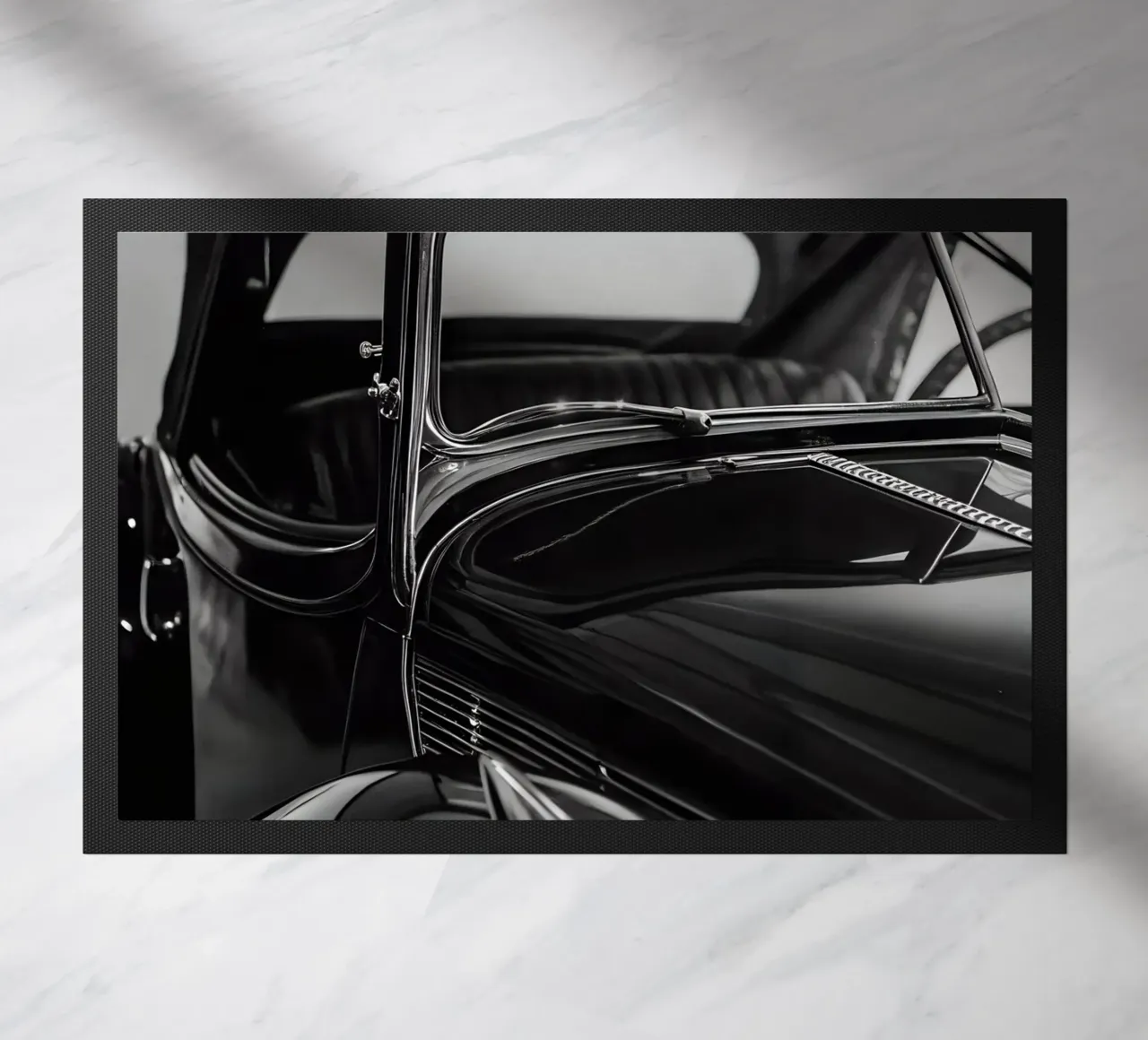 Auto d'epoca monocromatica zerbino da CAR EDITION