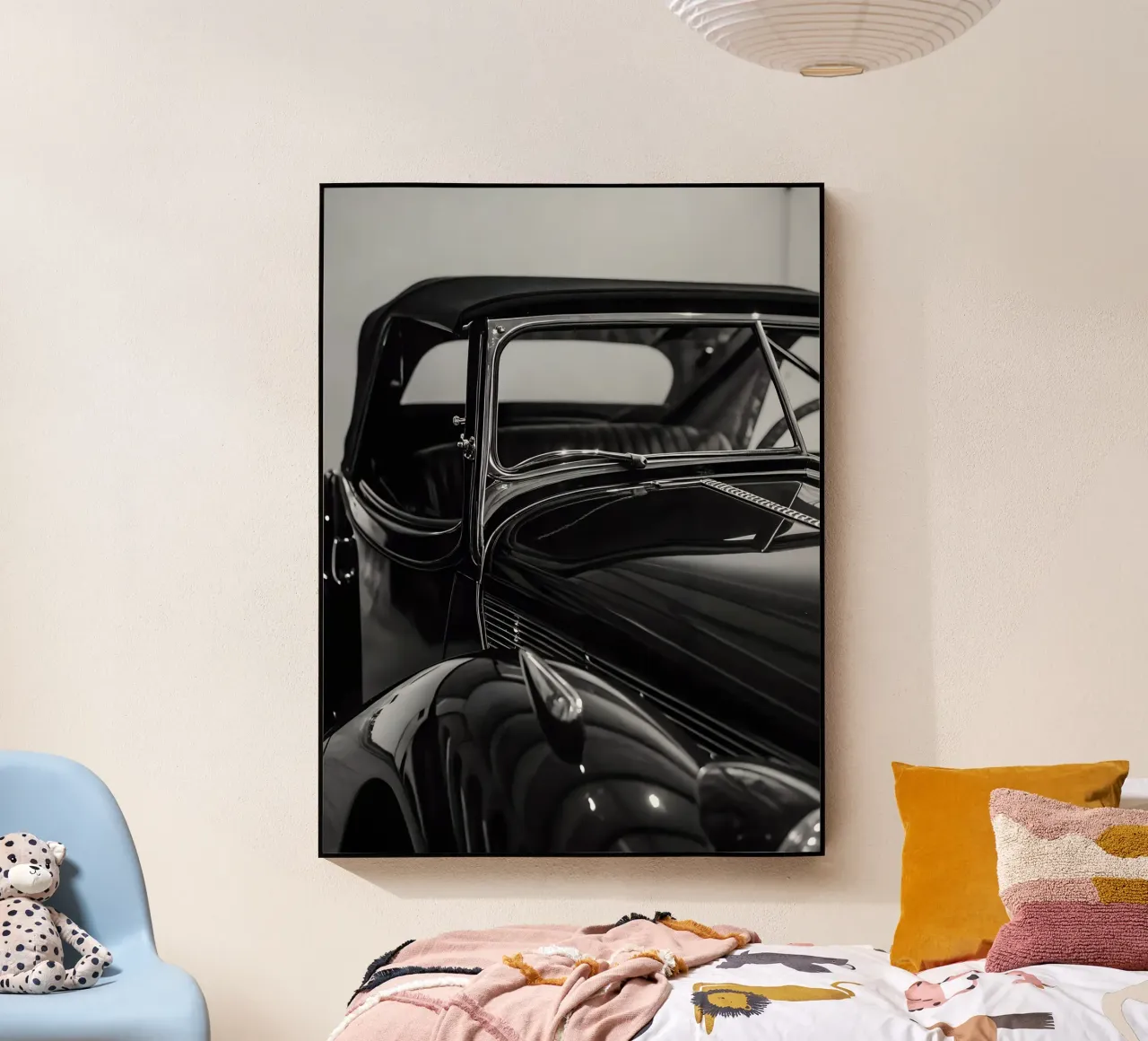 Monochrome Classic Car acrylic glass by CAR EDITION