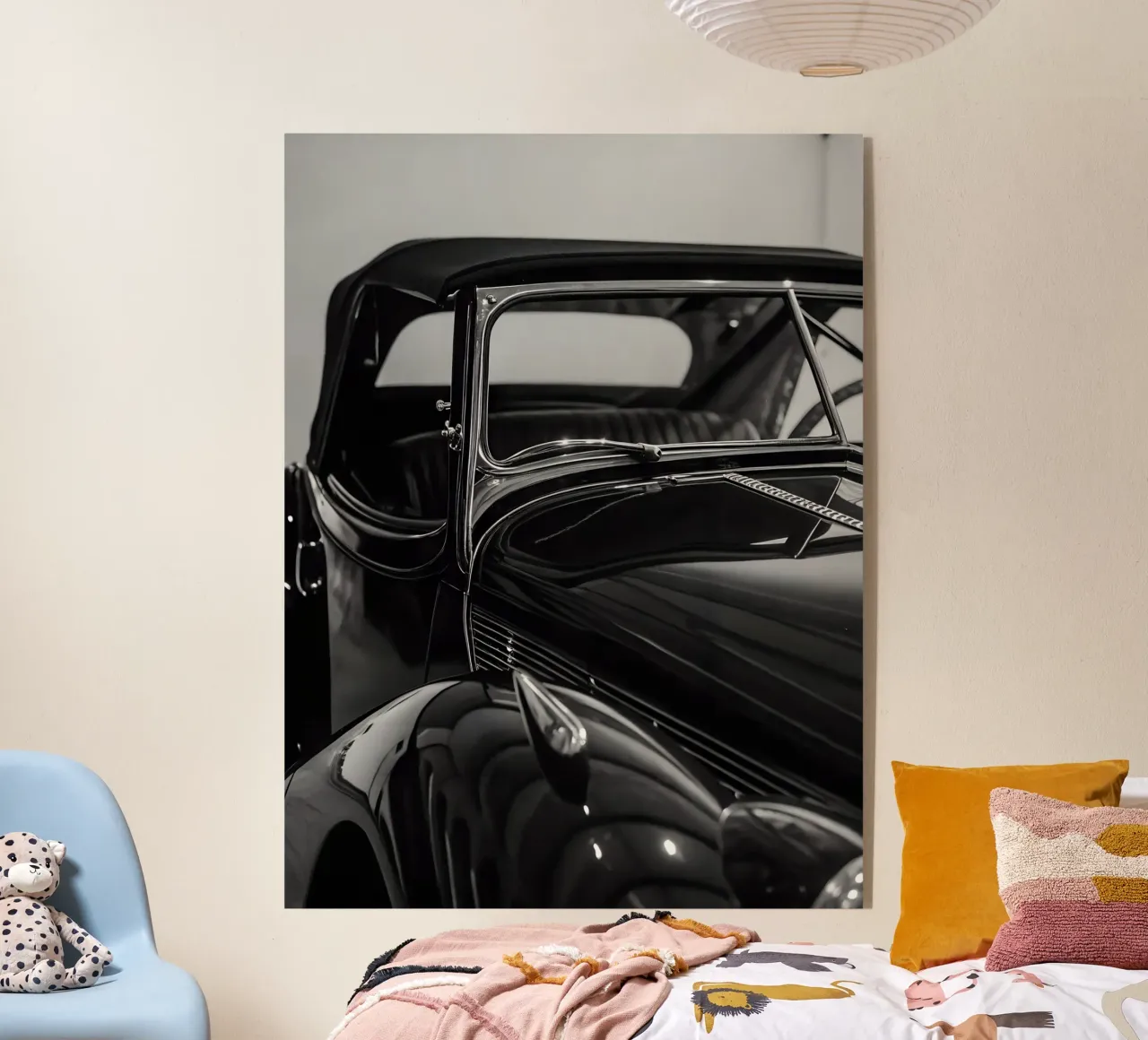 Auto d'epoca monocromatica plexiglass da CAR EDITION