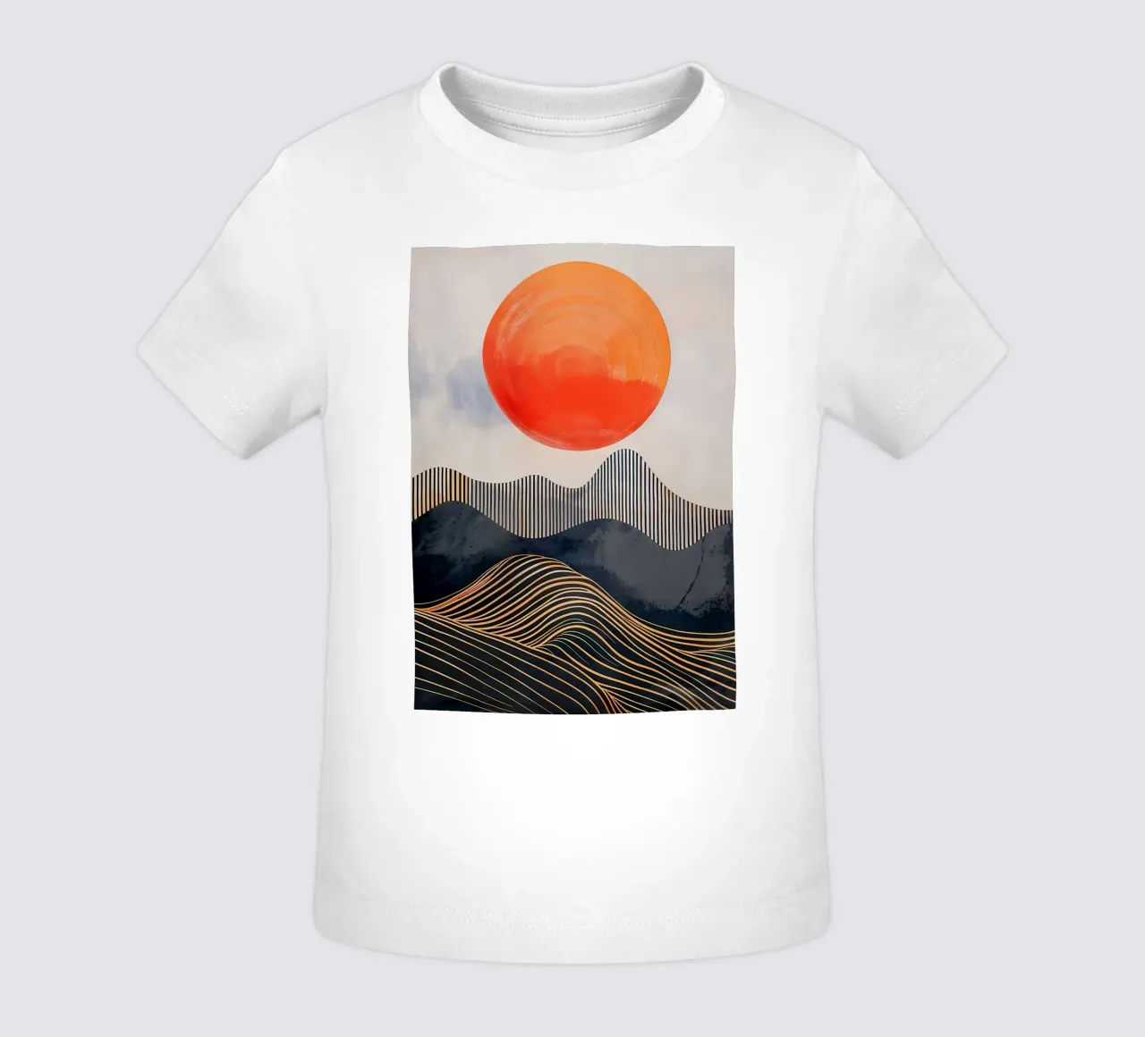 Tangerine Tide Baby T-Shirt von James M Coyle
