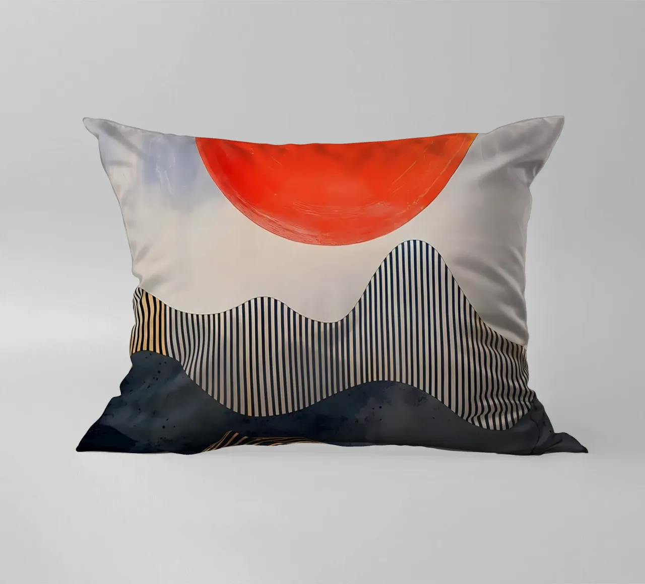 Tangerine Tide Kissen von James M Coyle