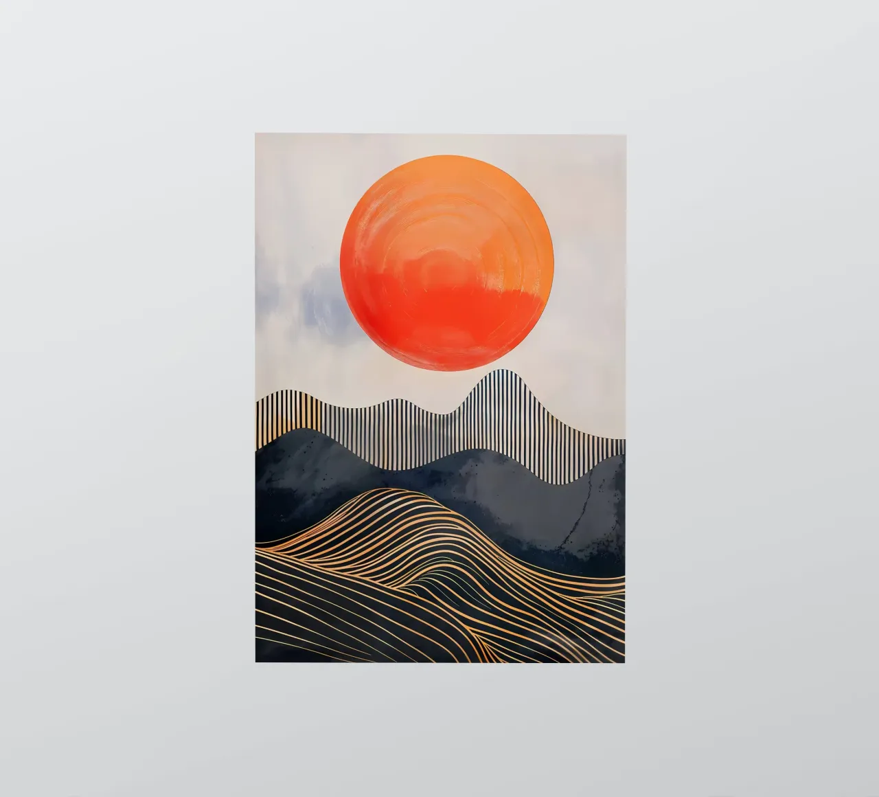 Tangerine Tide sticker by James M Coyle