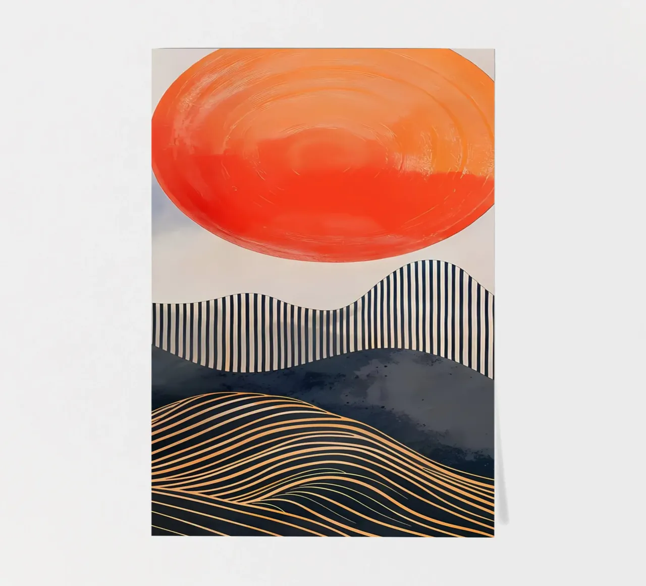 Tangerine Tide sticker sheet by James M Coyle