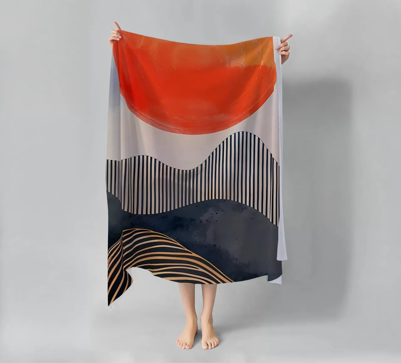 Tangerine Tide Strandtuch von James M Coyle