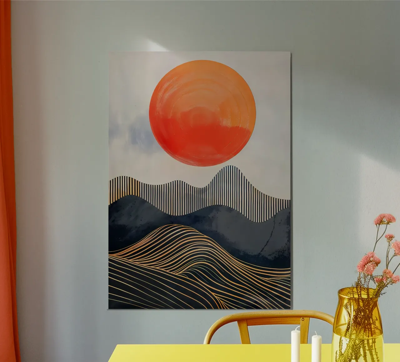 Tangerine Tide forex plate by James M Coyle