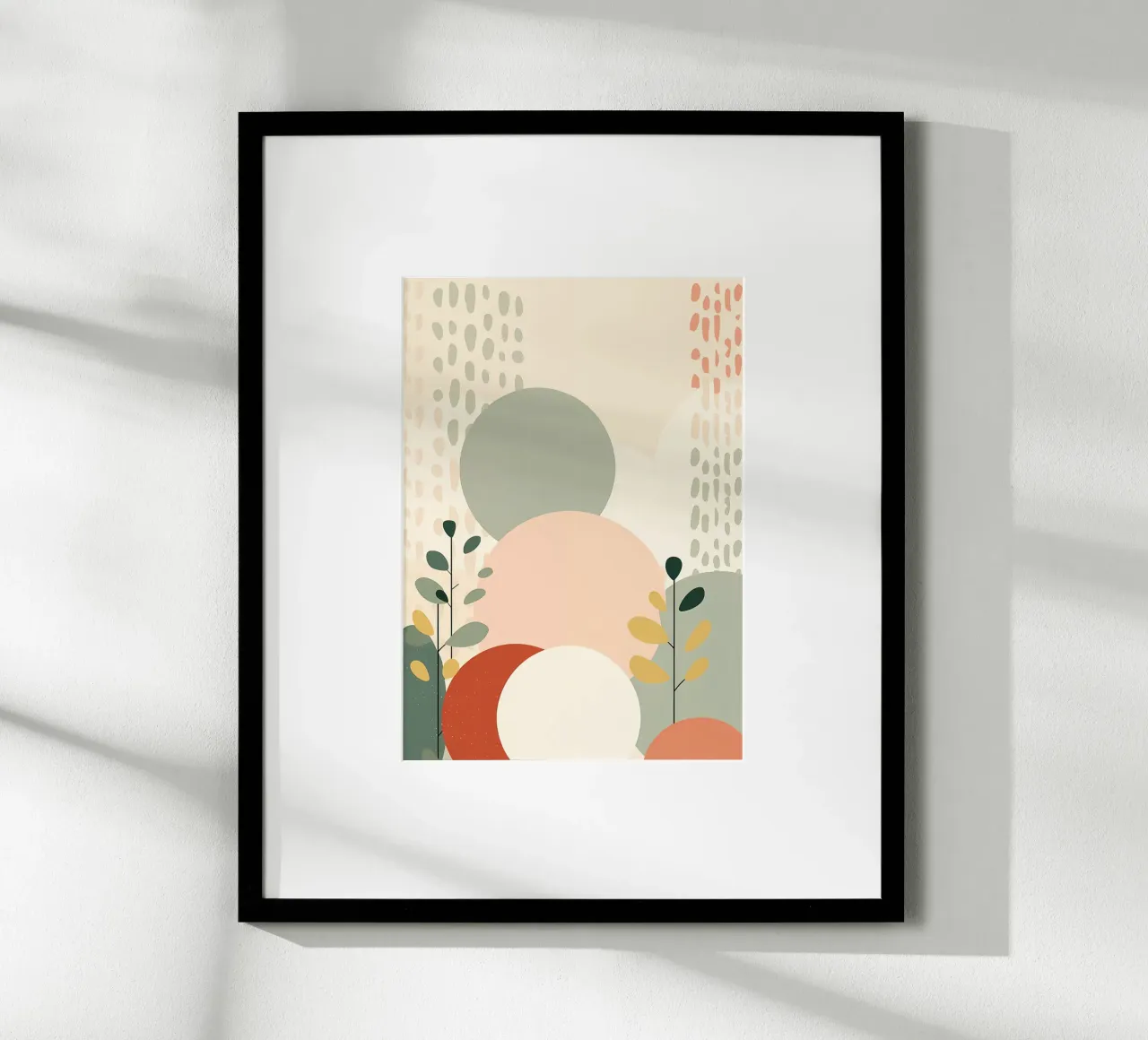 Abstracte bloemenprint poster van Rebecca Clark Wyrick