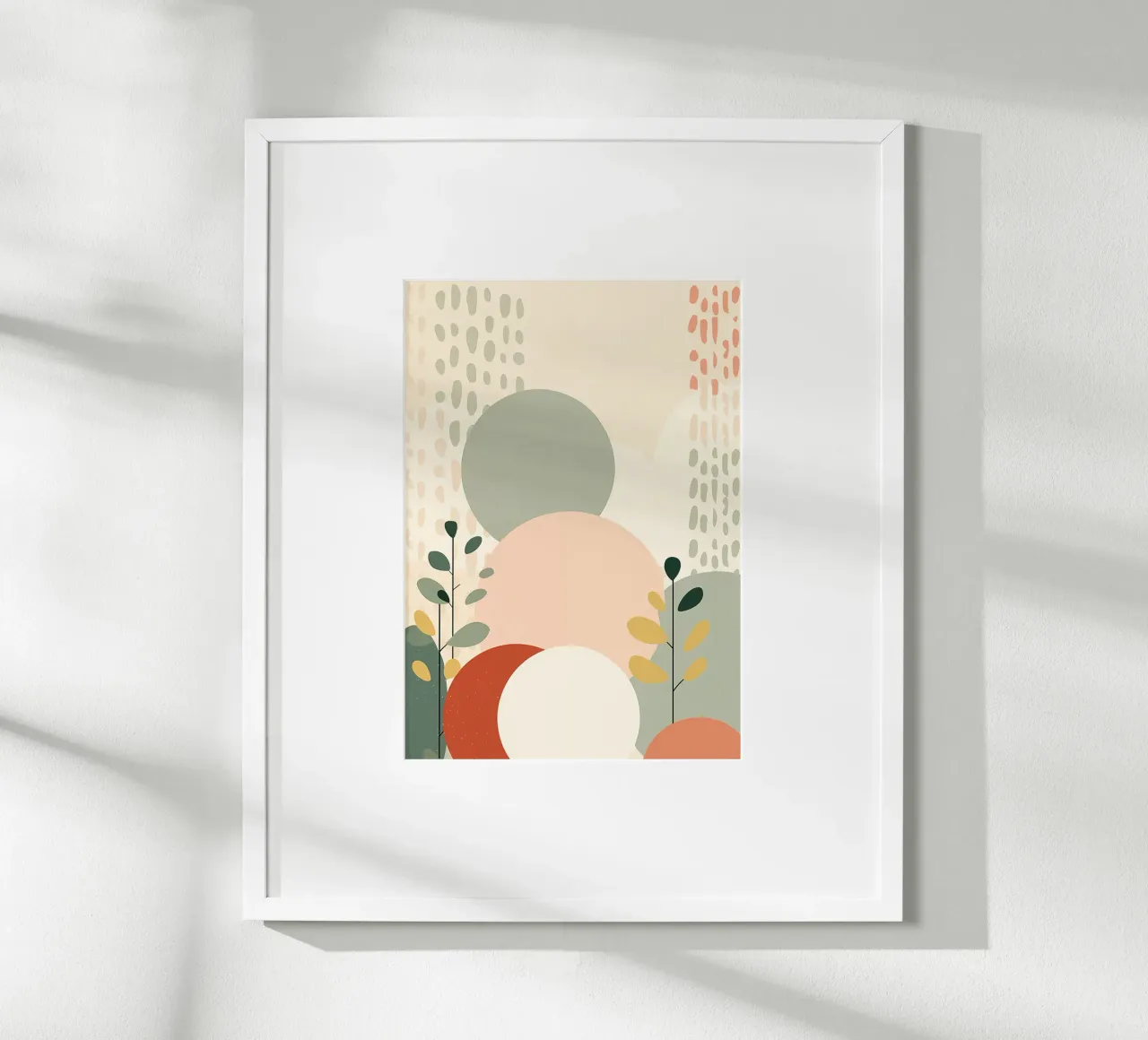 Abstracte bloemenprint poster van Rebecca Clark Wyrick
