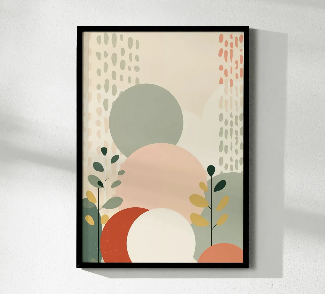 Abstracte bloemenprint poster van Rebecca Clark Wyrick