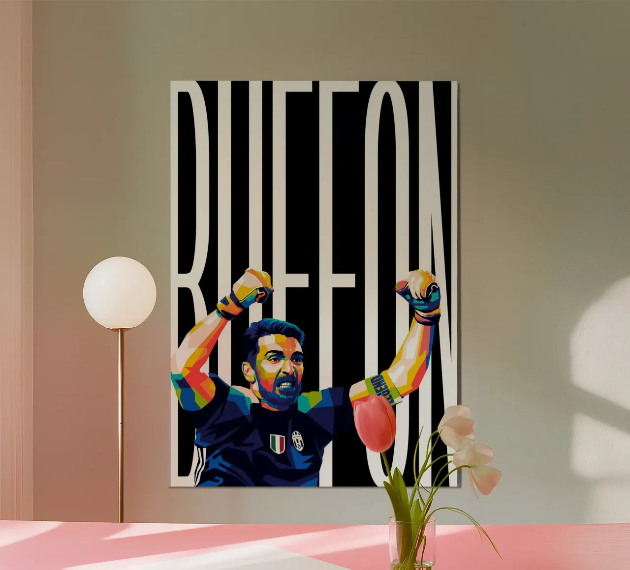 Buffon Best Keeper alluminio dibond da WPAP MALANG