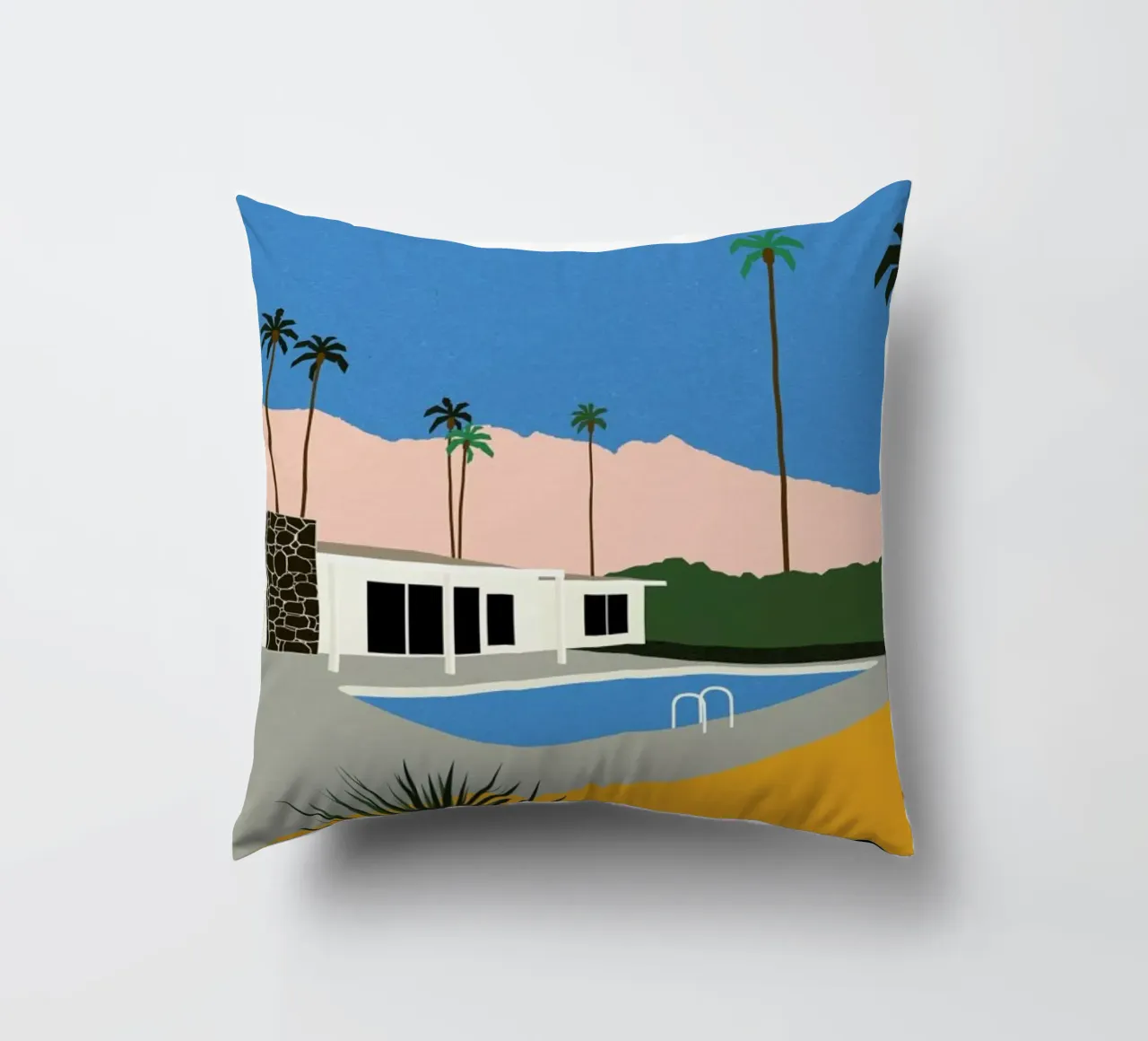 Palm Springs Bungalow cuscino da Rosi Feist