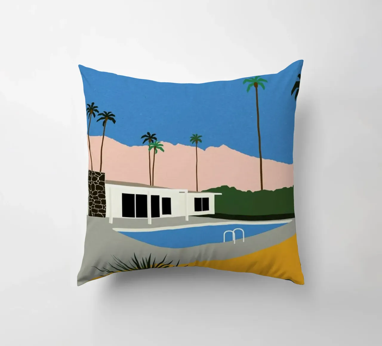 Palm Springs Bungalow cuscino da Rosi Feist