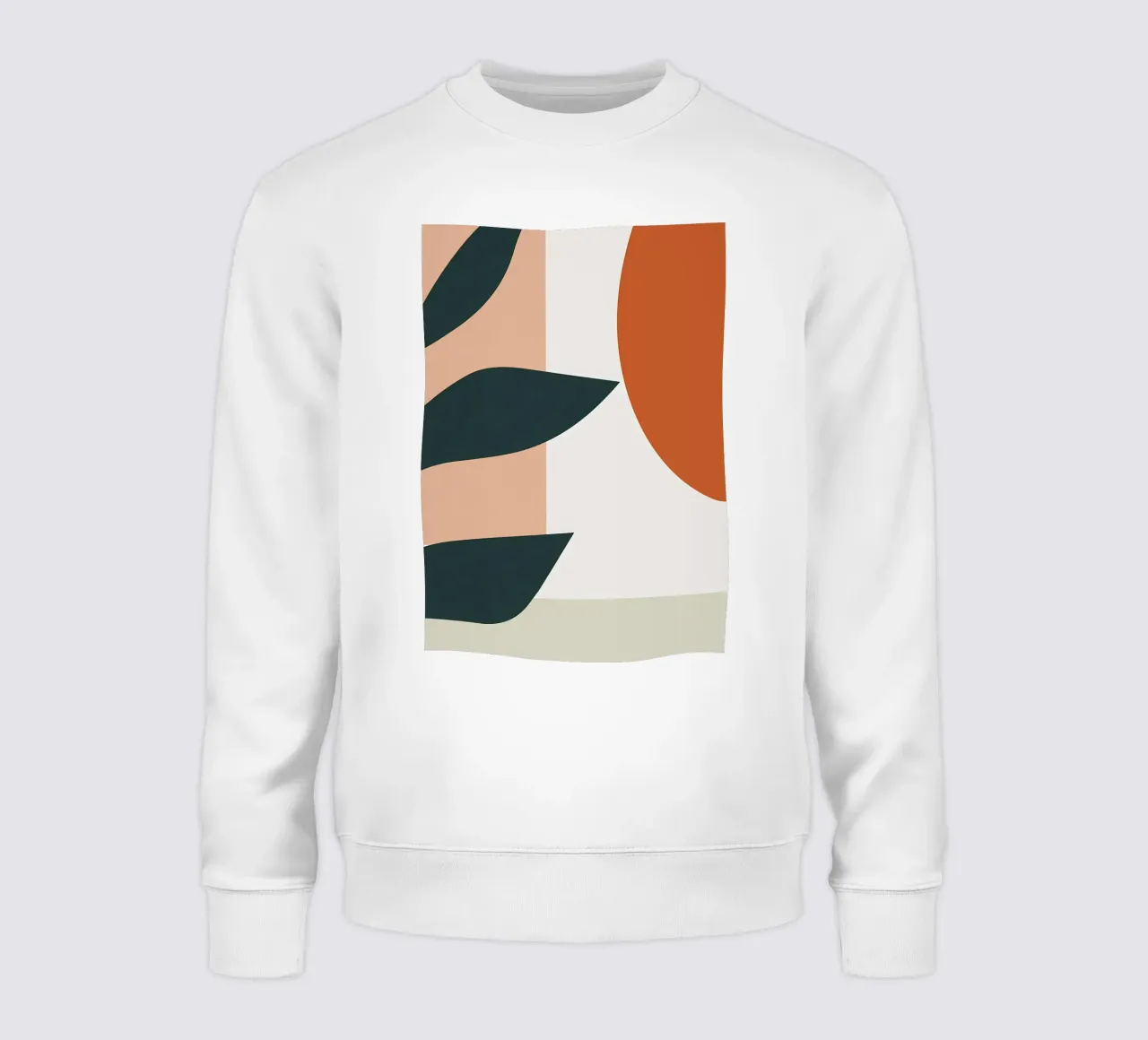 halve bloem sweatshirt van Rebecca Clark Wyrick