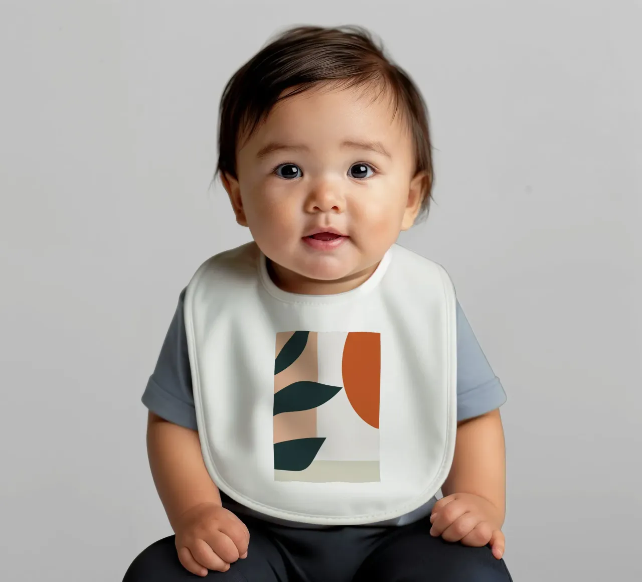 halbe Blüte Babylätzchen von Rebecca Clark Wyrick