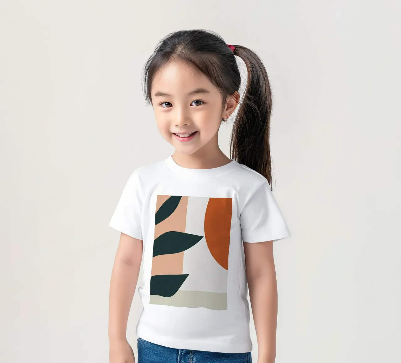 halbe Blüte Kinder T-Shirt von Rebecca Clark Wyrick
