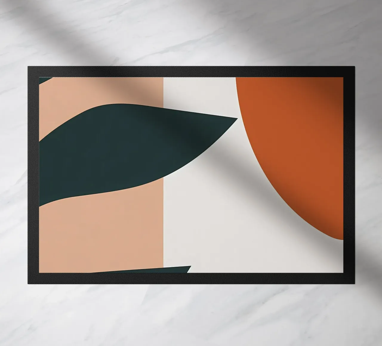 halbe Blüte Fußmatte von Rebecca Clark Wyrick