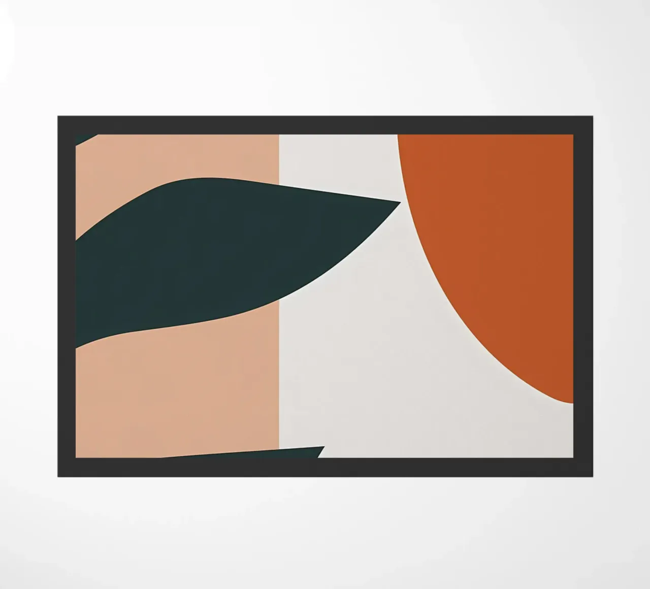 halbe Blüte Fußmatte von Rebecca Clark Wyrick