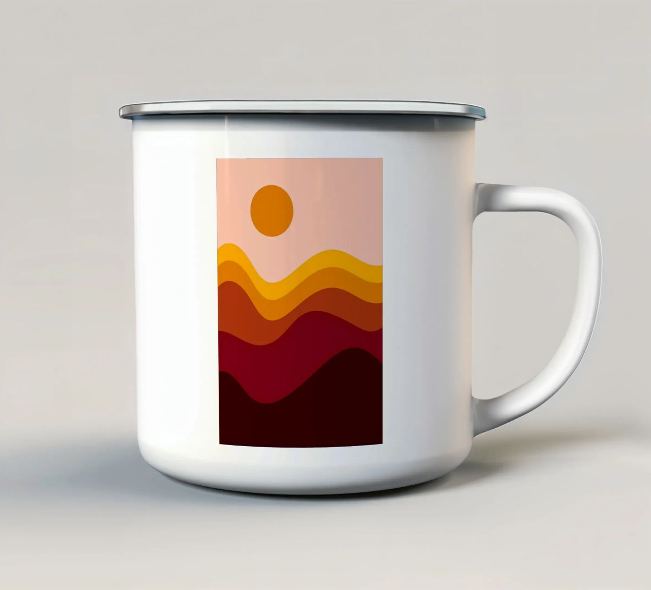 V1 tazza in smalto da James M Coyle