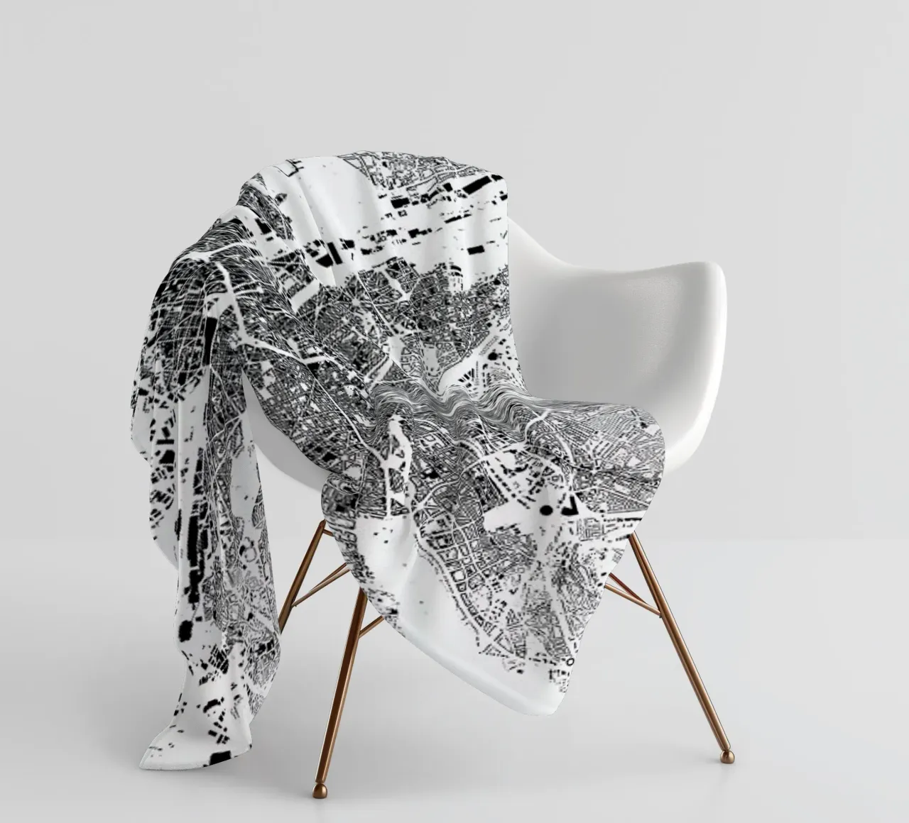 Brussels fleecedeken van The Cartography Collection