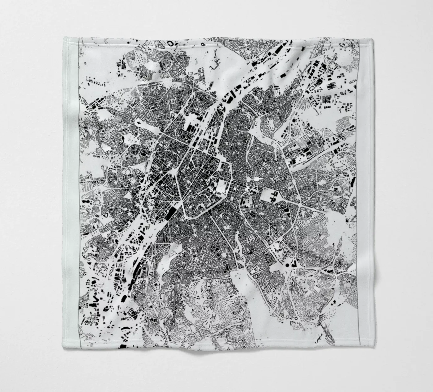 Brussels Fleecedecke von The Cartography Collection
