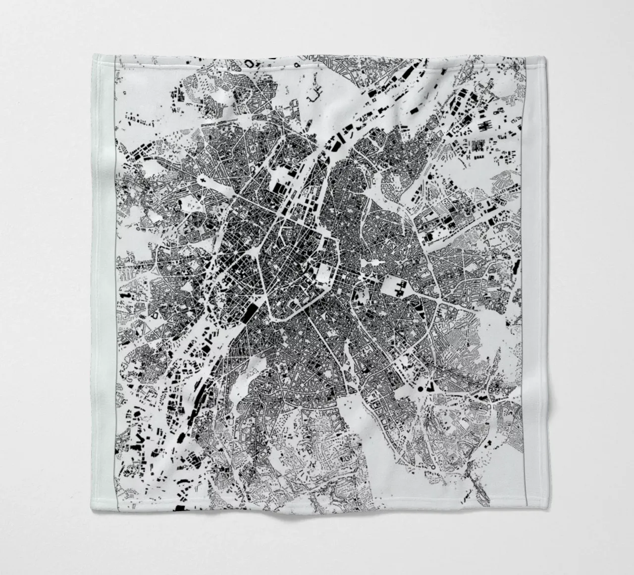 Brussels fleecedeken van The Cartography Collection