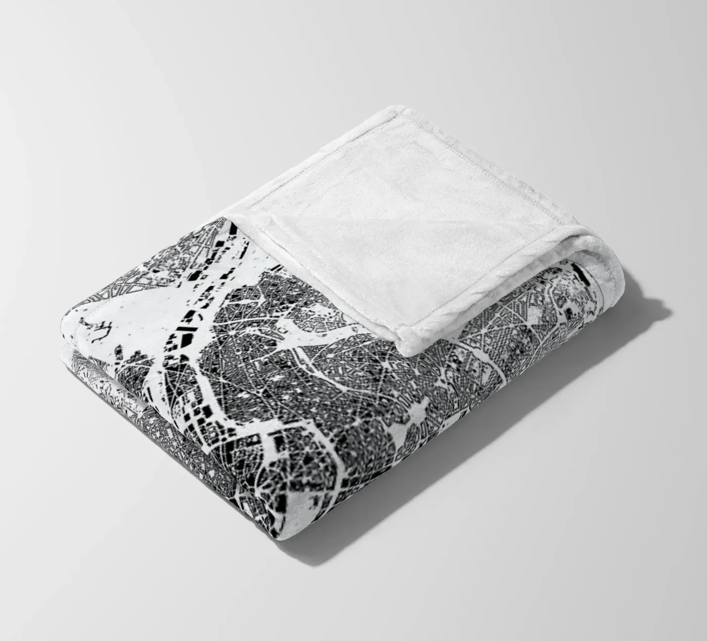 Brussels Fleecedecke von The Cartography Collection