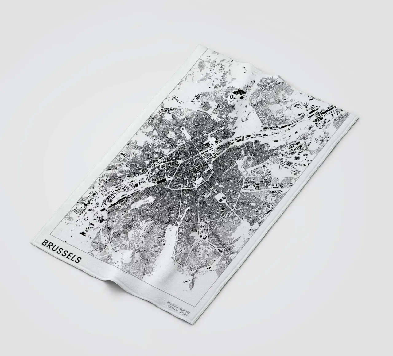 Brussels fleecedeken van The Cartography Collection