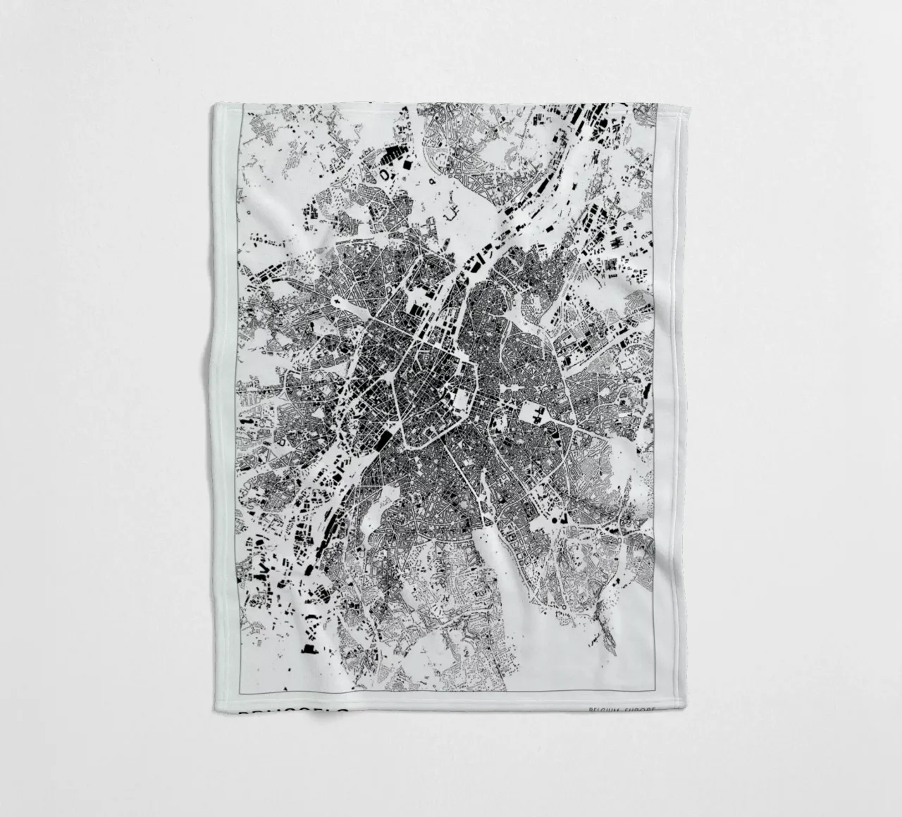 Brussels fleecedeken van The Cartography Collection